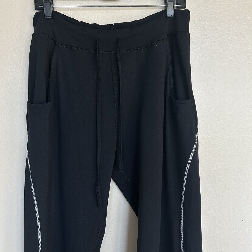 Lululemon Athletica Joggers Black Cotton Blend Sweatpants Men's Large Tall 43.5” - Picture 6 of 15